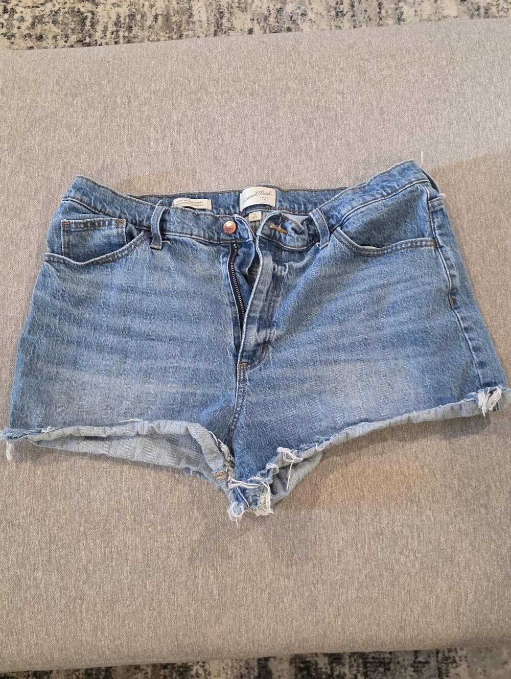 Universal Thread High-Rise Light Blue Denim Shorts